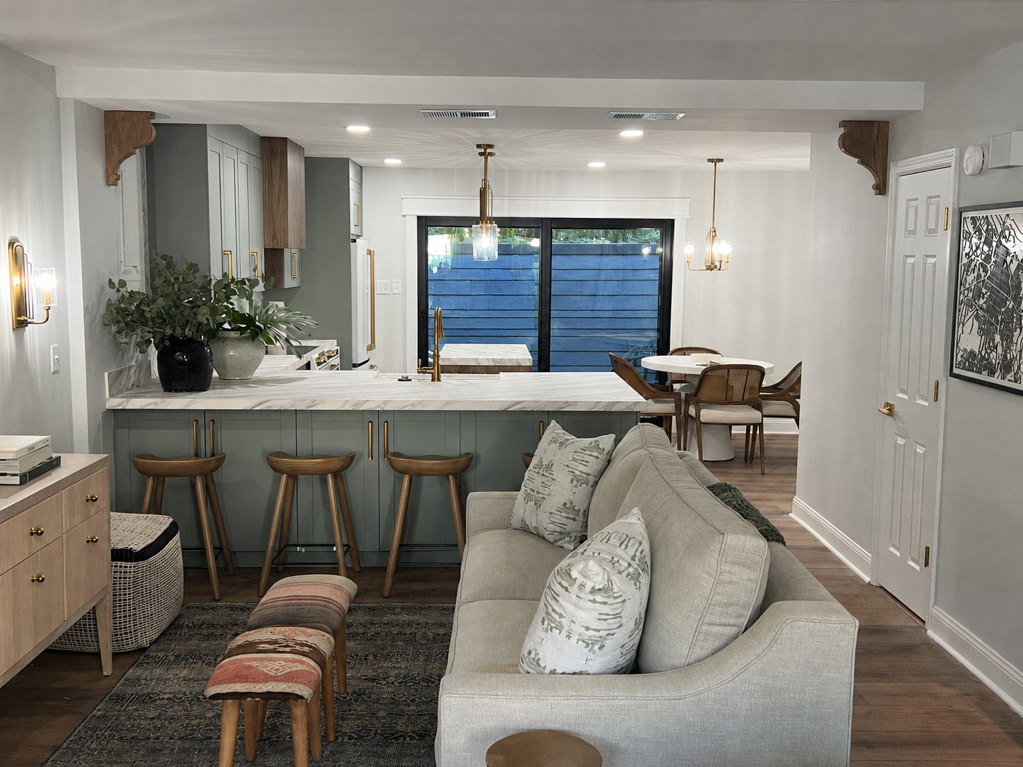 Open kitchen view