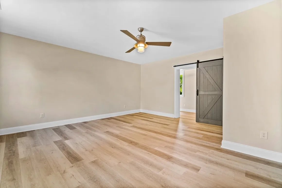 Living room with hardwood floors